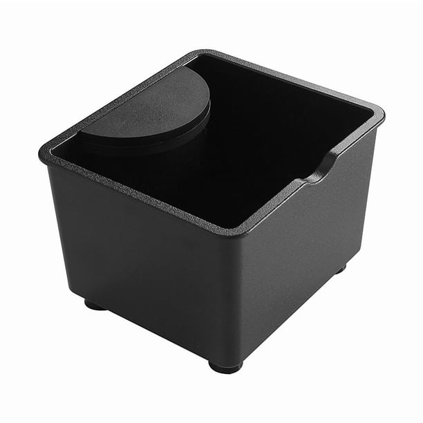 BRIGHTFUFU Mini contenedor para café en casa, cubo para recoger posos de café negro, contenedor duradero para café expreso para amantes del café.