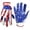 Blue- star, variant on Youth Football Gloves for Boys Girls, Sticky Wide Receiver Gloves for Kids, Junior Flag Football Gloves
