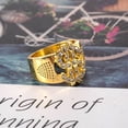 thumbnail image 2 of Dollar Sign Ring Men's Hip Hop Ring, 2 of 5