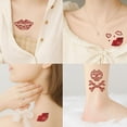 thumbnail image 3 of Autocollants de Maquillage Lèvres Rouges FestiveGlow, Décalcomanies d'Art Corporel Créatives et Mignonnes pour la Saint-Valentin pour Fêtes Costumées et Décorations, 20 Unités, 3 of 8