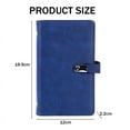 thumbnail image 5 of Card Book Holder Organizer, Portable Business Card Holder Book for Men&Women, 120 Card Capacity Name Card Booklet Blue, 5 of 6