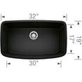 thumbnail image 2 of BLANCO VALEA Super Single Undermount - Biscuit, 2 of 7