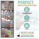 thumbnail image 4 of Stuffed Animal Storage Bag Over The Door Stuffed Animals Organizer With 4 Large Pockets Hanging Mesh Bags For Baby Plush Toys Bedroom Nursery Kids Toy, 4 of 5