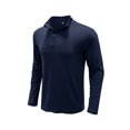 thumbnail image 2 of SAYOO Camiseta de manga larga para hombre, cuello alto, color sólido, jersey con escote de cremallera suave, tops informales ajustados para hombre SAYOO S M L XL XXL, 2 of 6