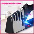 thumbnail image 4 of 1pc  4-in-1 Kitchen Blade & Scissors Sharpening Tool  Portable Knife Sharpener with Handle for Kitchen  Camping  Outdoor Use, 4 of 6