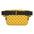 thumbnail image 3 of Fotbe Burger 1 Cangurera Cuadrada con Estampado de Doble Capa, Bolsa de Cintura Ajustable Mini para Hombres y Mujeres, 3 of 9