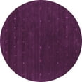 thumbnail image 1 of Ahgly Company Indoor Round Abstract Purple Contemporary Area Rugs, 4' Round, 1 of 4