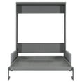 thumbnail image 5 of Queen Size Solid and Stable Murphy Bed Wall Bed with Cushion (Gray), 5 of 16