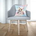 thumbnail image 3 of Happy Birthday Cute Puppy Beagle with Cake Gifts Party Hat Pillow Cushion Double Sided Beagles Dog Lover Gifts Idea Throw Pillow - 00029, 3 of 4