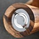 thumbnail image 4 of Juego de molinillos de sal y pimienta de madera - Molinillos de cerámica con aspereza ajustable - Hecho de madera sostenible 2 piezas 8 pulgadas, 4 of 5