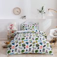 thumbnail image 1 of 3D Cartoon Color Game Pattern Quilt Cover Set Bedding Set Duvet Cover, 1 of 10