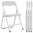thumbnail image 1 of Beige foldable para niños mesa con 4 forrado sillas y cushioned asientos, 1 of 7