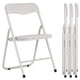 thumbnail image 1 of Beige foldable para niños mesa con 4 forrado sillas y cushioned asientos, 1 of 7