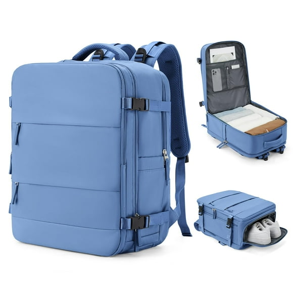 Mochila de viaje coowoz grande impermeable para mujeres y hombres