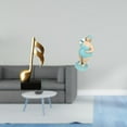 thumbnail image 2 of Escultura creativa de resina con nota musical de dama de playa, adorno de mesa, figura central para escritorio, chimenea, sala de estar, regalo de, 2 of 8