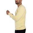 thumbnail image 5 of X RAY Mens Crew Neck Sweater Slim Fit Midweight Pullover Sweater for Men for Casual Dressy Wear (Big & Tall Available), Banana, L, 5 of 11