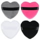 thumbnail image 1 of 4 borlas de algodón con forma de corazón para maquillaje facial. Herramienta de maquillaje., 1 of 6