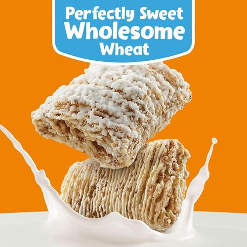 Kelloggs Frosted Mini-Wheats Cold Breakfast Cereal, High-Fiber, Whole Grain, Family Size, Original, 24Oz Box (1 Box) - Pack of 2