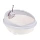 thumbnail image 1 of Greeniant Caja de arena abierta Inodoro Durable con cuchara para gatito Cachorro Conejito Perchas para gatos Gris 40cmx37cmx18cm, 1 of 1