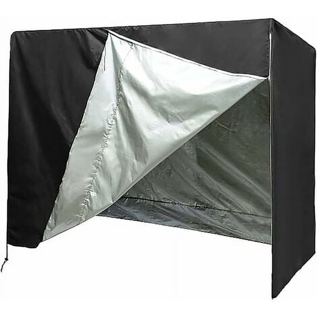 Cubierta para columpio de jardín, 2/3 plazas, impermeable, a prueba de polvo, anti-UV, resistente a desgarros, cubierta plegable para columpio de jardín, patio (1406691CM)