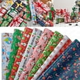 thumbnail image 3 of 8 Jumbo Roll x28”x20” Christmas Wrapping Paper, Green Red Kraft Gift Wrap Papers Roll With Snowflakes Santa Reindeer Designs For Christmas, Thanksgiving, Holiday, Festive Gift Decor For Kids Adult, 3 of 9