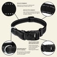 thumbnail image 7 of Country Brook Petz® Everyday Safety Reflective Dog Collar (Black, Large), 7 of 7