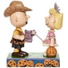 Enesco Peanuts by Jim Shore Charlie Brown Halloween Figurine, Charlie takes his sister Trick or Treating in this sweet Jim Shore siblings piece. Sally dressed as.., By Brand Enesco