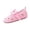 Pink, variant on Infant Baby Girl Slippers Soft Sole Bowknot Flowers Princess Wedding Dress Flats