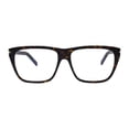 thumbnail image 2 of Saint Laurent SL434SLIM 002 57mm Square Eyeglass Frames Women's Dark Havana, 2 of 3