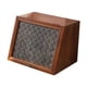 thumbnail image 2 of Contenedores de gabinete de almacenamiento de madera con tapa de vidrio, vitrina de cosméticos multifuncional Retro portátil para tocador, dormitorio, 2 of 9