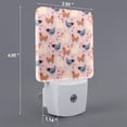 thumbnail image 2 of Bingfone Funny Chicken Print Night Lights Plug into Wall,Dusk to Dawn,Bright Nightlight Auto-On/Off, for Adults Kids Room Bedroom Bathroom Hallway Kitchen, 2 of 7