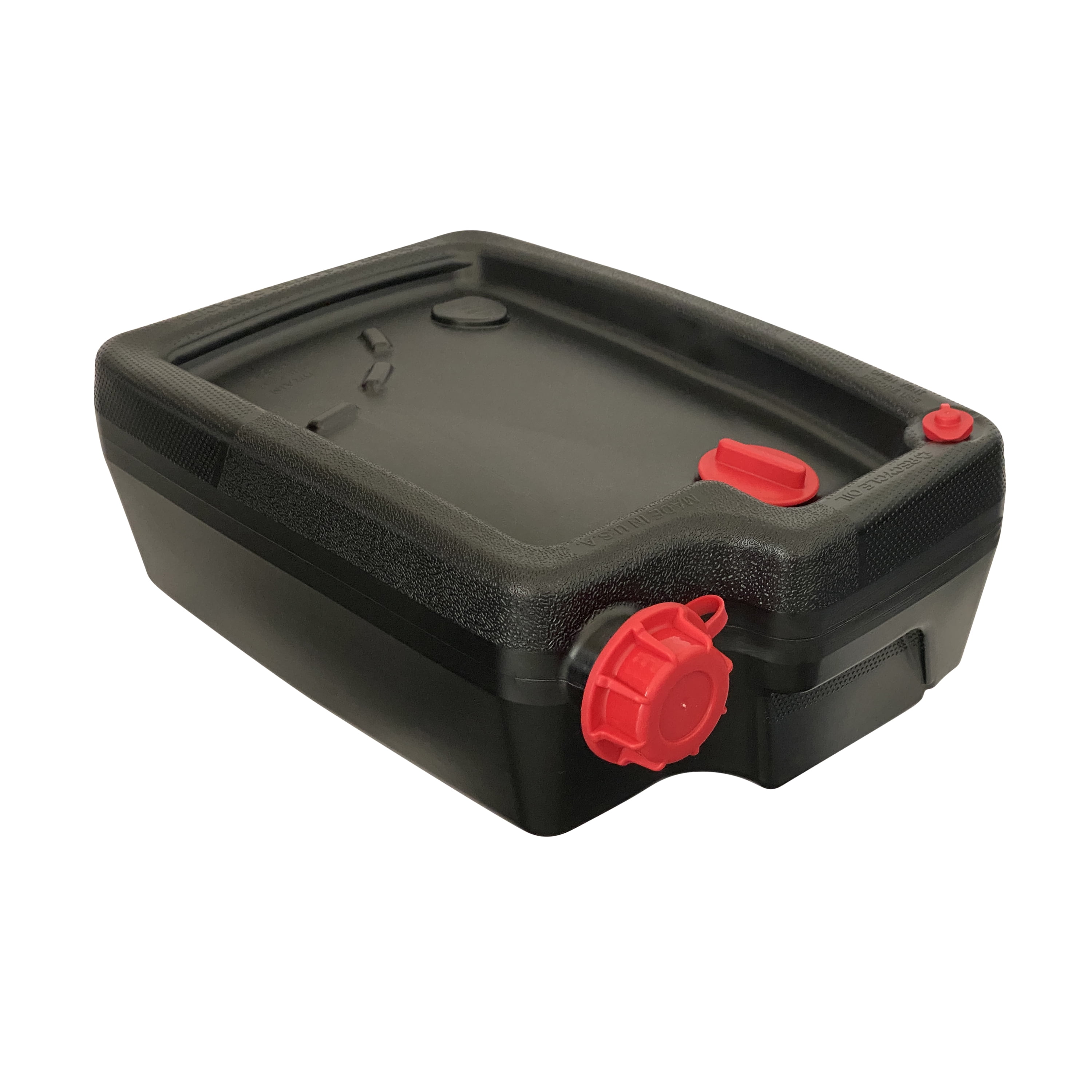 Hyper Tough 10 Quart Automotive Drain Pan Container, HT-10QT-2025, Black