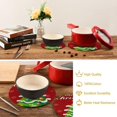 thumbnail image 6 of FREEAMG Vivid Christmas Tree Trivets for Hot Pots and Pans and Pot Holders 2PCS – Cotton Rope Round Mats, Hot Pads for Kitchens, Coasters, Placemats, 6 of 7