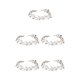 thumbnail image 3 of Sonducket Diadema de boda para mujer, forma de hojas de cristal, vacaciones, aniversario, compromiso, oficina de negocios, fiesta, diadema dorada Type2 NO2, 3 of 6
