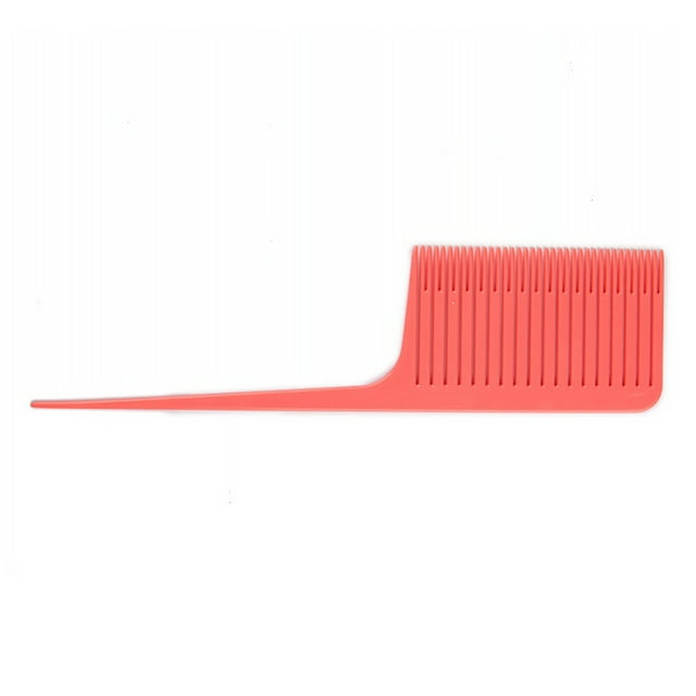 Peine para teñir Seitruly peines de plástico para el cabello salón de peluquería rojo