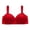 Red, variant on Aoochasliy Wireless Bras for Women Push Up Trendy Comfortable Breathable Gathers No Rims Bra Cotton Thin Underwire Bras