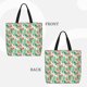 thumbnail image 2 of Fotbe Flamingo And Monstera Bolsa Tote con Estampado para Mujer, Bolsos con Cremallera, Bolsa de Hombro Casual de Gran Capacidad con Bolsillos Internos, 2 of 7