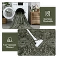 thumbnail image 4 of Garvee 10'x13' Vintage Area Rug Large Medallion Rugs, Washable Rug Oriental Traditional Distressed Rug, Non-Slip Farmhouse Indoor Carpet for Bedroom Living Room Home Office, Green, 4 of 9