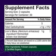 Host Defense Lions Mane - 60 Capsules (30 Servings)