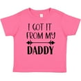 thumbnail image 3 of Inktastic I Got It From My Daddy Boys or Girls Baby T-Shirt, 3 of 5