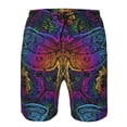 thumbnail image 4 of Disketp Men'S Swim Trunks Hawaiian Breathable Surf Beach Swimsuits Mesh Lining Beach Shorts With Pockets-Indian Mandalas Dragonfly, 4 of 9