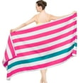 thumbnail image 2 of SUN CUBE Microfiber Beach Towel, Quick Dry Sand Free Beach Towel, Lightweight, Compact for Travel Swim Sports Camping, Packable Sand Resistant Towel Adult, Pink 60x30 Inches, 2 of 8