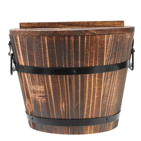 FESTFENDS 1Pc Environmental Protection Material Lidded Bucket for Daily Use 18.00X18.00X15.00in