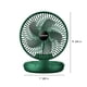 thumbnail image 3 of Ventilador de Mesa, Portátil y Plegable, con Alimentación Usb, 2 Velocidades Ajustables, Pequeño, para El Hogar, El Dormitorio, Viajes, Oficina, Tienda de Campaña., 3 of 7