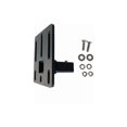 thumbnail image 1 of Exposed Racks Roof Rack Accessory Mounting Bracket 8-00-9879 For Use With Exposed Rack Click-In Cross Bars; Universal Bracket; 4.5 Inch X 3.8 Inch; With 5/16 Inch Bolt Holes; Mounts Perpendicular, 1 of 13
