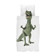 thumbnail image 1 of Snurk Green Dino Organic Bedding Set, 1 of 3