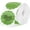 Green, variant on 2 Inch  Glitter Thermal Labels, 300 count Scalloped  Round Sticker Paper for Small Business, Thank You Tags, Logo Design, Compatible with Direct Thermal Label Printers