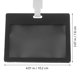 thumbnail image 2 of BESTYASH 3Jgo Protector De Tarjetas Trabajo Con Fundas Claras Y Lanyard Negro Para Identificación, 2 of 8