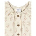thumbnail image 2 of Modern Moments by Gerber Baby Girl Organic Ruffle Sleeve Top, Sizes 0/3 Months - 24 Months, 2 of 7
