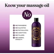 Aromatherapy Sensual Massage Oil for Couples - Relaxing Lavender Massaging Oil for Massage Therapy with Vitamin E Jojoba & Sweet Almond - Naturally Scented Vegan Non GMO & Gluten Free (8 Fl Oz)
